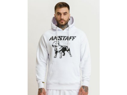 Amstaf mikina LOGO 2.0 white