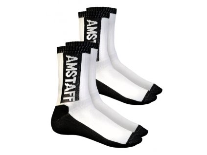 Amstaff ponožky 2 páry v balení white