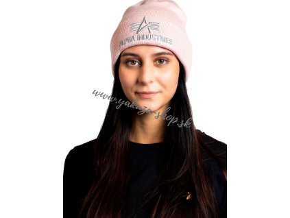 Alpha Industries 3D Beanie Wmn Peach čiapka