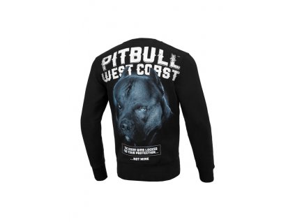 Pitbull West Coast mikina Black Dog crew black