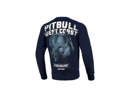 Pitbull West Coast mikina Black Dog crew navy