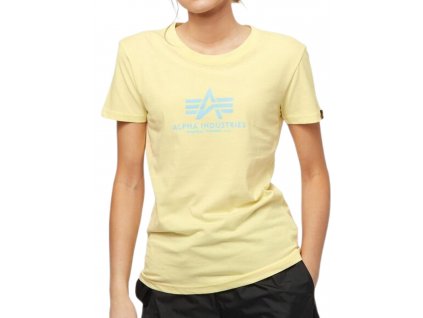 Alpha Industries New Basic T Wmn Pastel Yellow dámske tričko