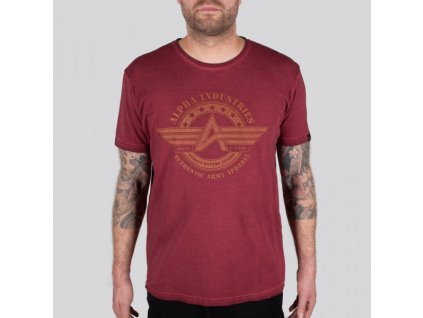 Alpha Industries AI Olidye T tričko pánske RBF Red