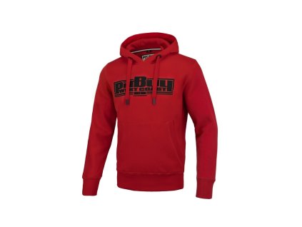 Pitbull West Coast mikina s kapucňou CLASSIC BOXING 21 red