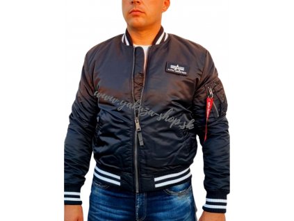 Alpha Industries ALPHA COLLEGE JACKET FN bunda pánska black a