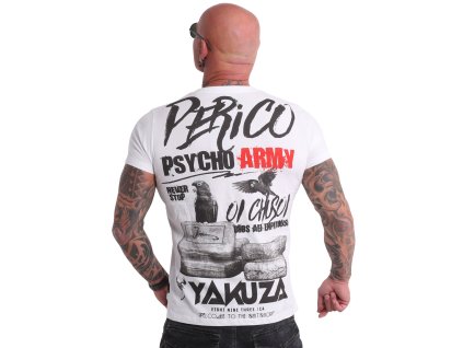 Yakuza tričko pánske PERICO TSB 19025 white