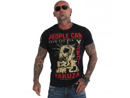 Yakuza tričko pánske PEOPLE TSB 19026 black