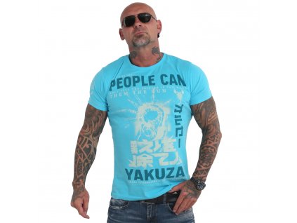Yakuza tričko pánske PEOPLE TSB 19026 blue atol