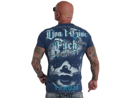 Yakuza tričko pánske Give A Fck TSB 19027 mood indigo