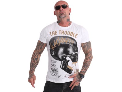 Yakuza tričko pánske FckU TSB 19037 white