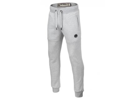 PitBull West Coast tepláky Small Logo Light Grey Melange