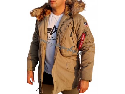 Alpha Industries Polar Jacket pánska zimná bunda Stratos
