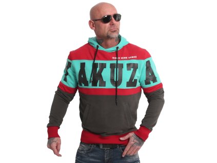 Yakuza TRI STAR mikina pánska HOB 18003 black ink