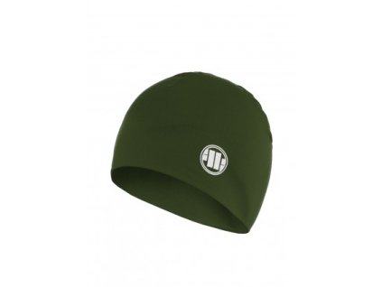 Pitbull West Coast zimná čiapka SMALL LOGO olive