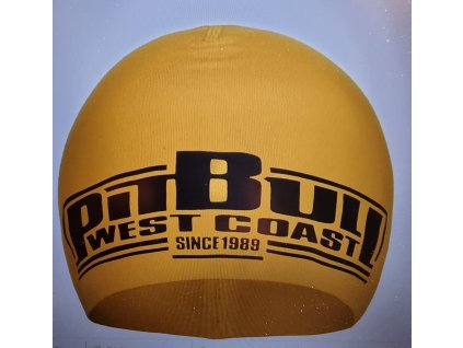 Pitbull West Coast zimná čiapka Classic Boxing mustard