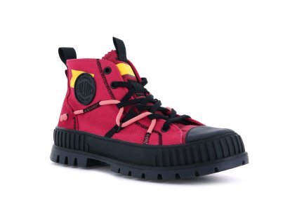 Palladium módne topánky PALLASHOCK RE CRAFT RED SALSA