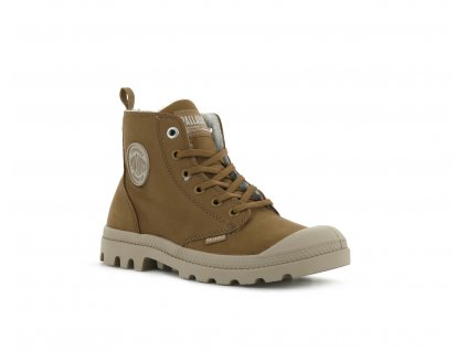 Palladium módne topánky PAMPA HI ZIP WL DEAR BROWN