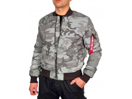 Alpha Industries MA 1 VF 59 Reflective black camo 59 bunda pánska