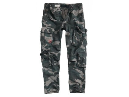 Surplus pánske cargo nohavice AIRBORNE SLIMMY blackcamo