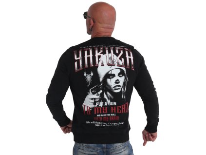 Yakuza mikina pánska GUN PB 19013 black