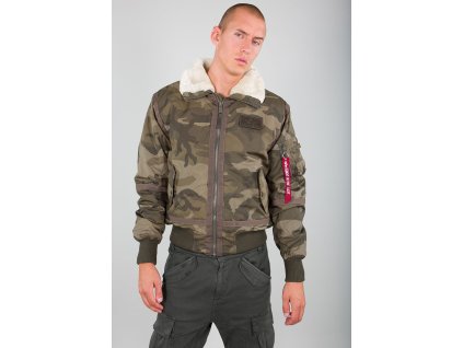 Alpha Industries B15 3 TT pánska zimná bunda olive camo