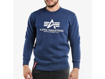 Alpha Industries mikina Basic Sweater new navy