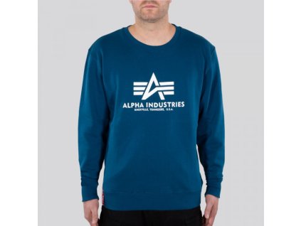 Alpha Industries mikina Basic Sweater naval blue