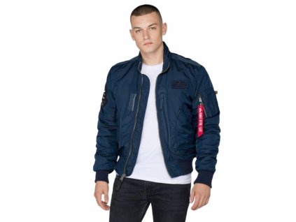 Alpha Industries Engine zimná bunda rep blue