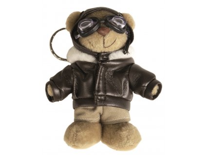 Plyšový macko TEDDY PILOT prívesok na klúče