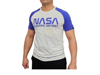 Alpha Industries ODYSSEY T Nautical Blue tričko pánske 1