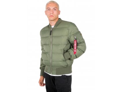 Alpha Industries MA 1 PUFFER pánska zimná bunda sage green