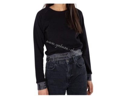 Alpha Industries RBF Cropped Sweater Wmn dámska mikina black