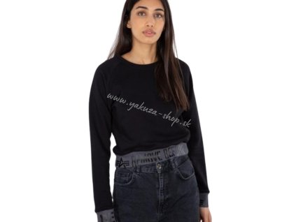 Alpha Industries RBF Cropped Sweater Wmn dámska mikina black