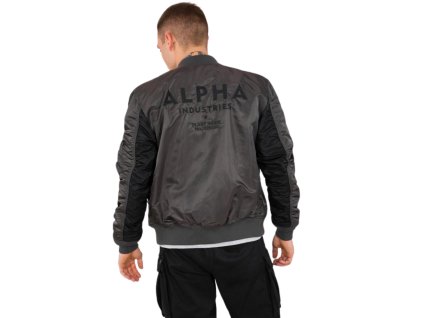 Alpha Industries MA 1 TT Custom bunda pánska greyblack