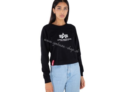 Alpha Industries Basic BOXY SWEATER Wmn black