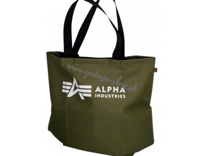 Alpha Industries Shopping bag nákupná taška dark olive