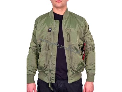 Alpha Industries MA 1 Aeronaut bunda prechodná sage green