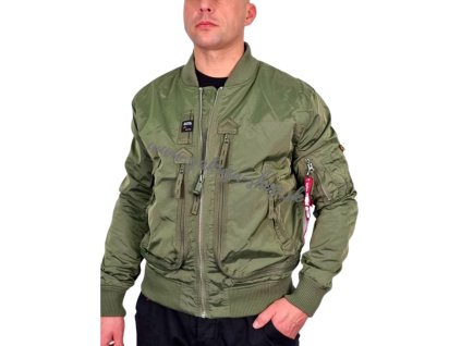 Alpha Industries MA 1 Aeronaut bunda prechodná sage green