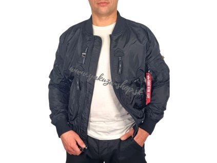 Alpha Industries MA 1 Aeronaut bunda prechodná black