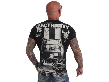 Yakuza tričko pánske ELECTRICITY TSB 19030 black