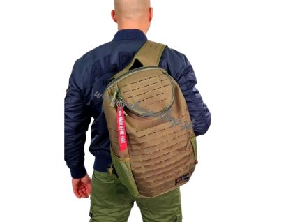 Alpha Industries Combat Backpack ruksak dark olive