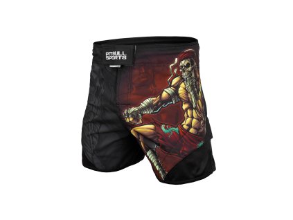 Pitbull West Coast grappling šortky MASTER OF MUAY THAI black