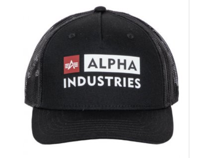 Alpha Industries BLOCK LOGO CAP Cap šiltovka black