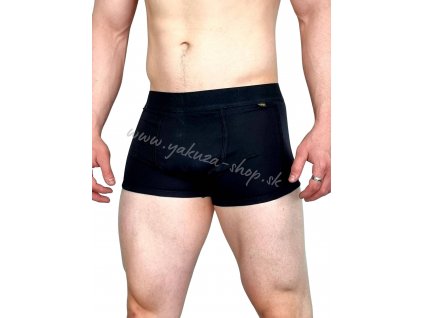 Alpha Industries pánske boxerky AI TAPE Underwear All Black  3 ks v balení