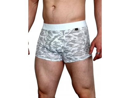 Alpha Industries pánske boxerky Graphic AOP Underwear White Grey 2 ks v balení