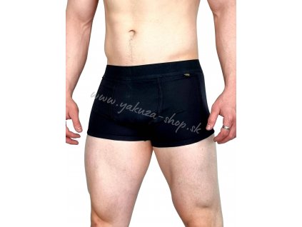 Alpha Industries pánske boxerky AI TAPE Underwear All Black 2 ks v balení