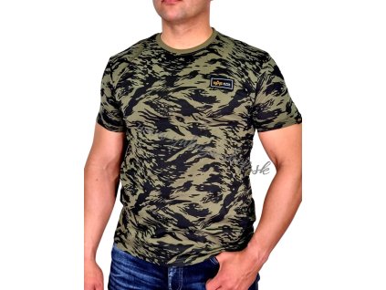 Alpha Industries TACTICAL CAMO T tričko pánske Brush Green a