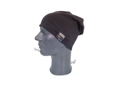 Alpha Industries Label Jersey Beanie black čiapka aa