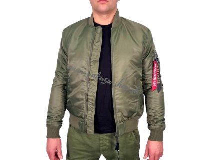 Alpha Industries bunda pánska MA 1 VF Project R sage green a