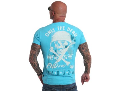 Yakuza tričko pánske DEAD END TSB 19041 blue atoll